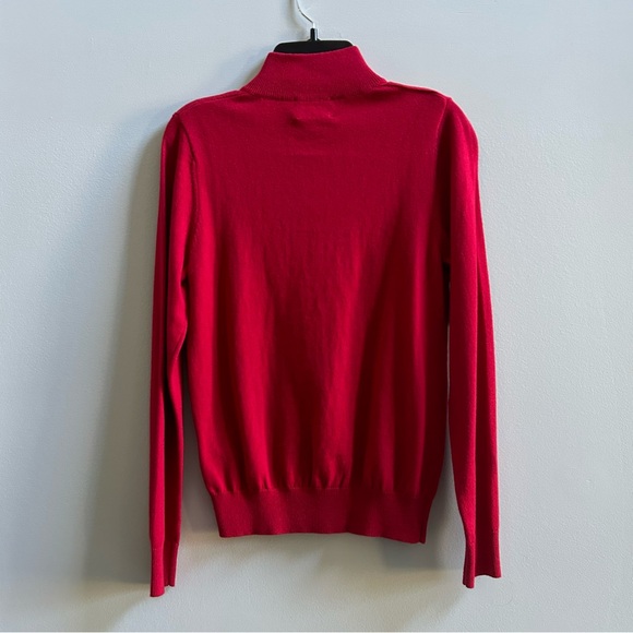 NWOT Class Club Red Mock Neck Pullover Sweater, Size 10-12 Boys - Picture 5 of 7